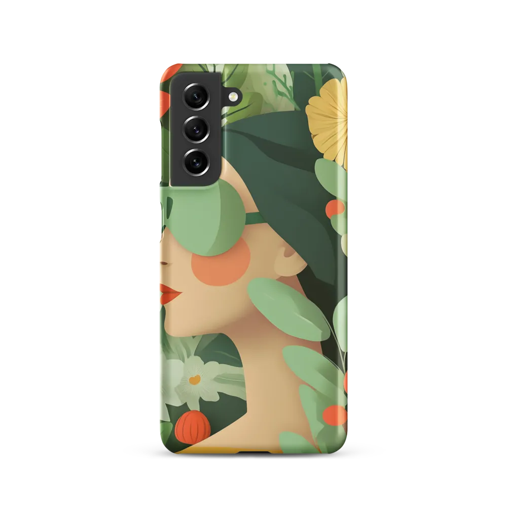 Nature's Serenity: A Modern Portrait | Phone Case |  S21 | Snap Case | Matte