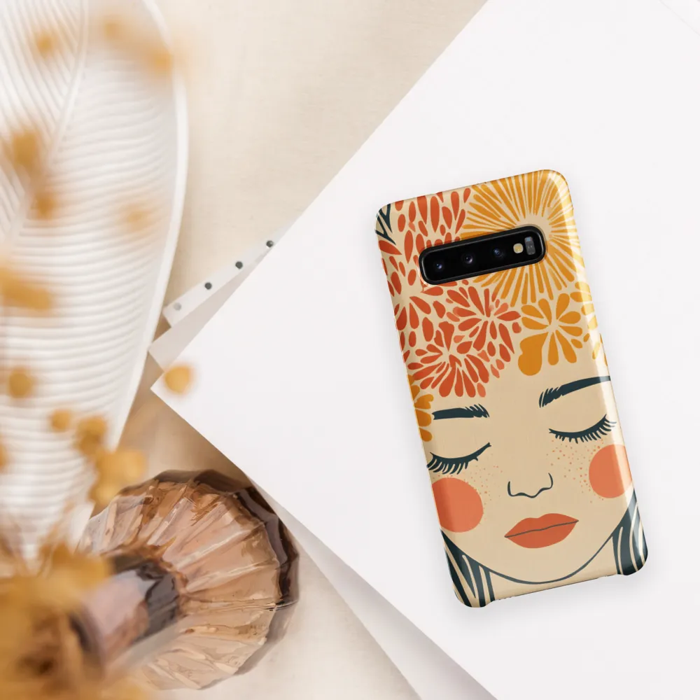 Serenity in Bloom | Phone Case |  S10 | Snap Case | Glossy