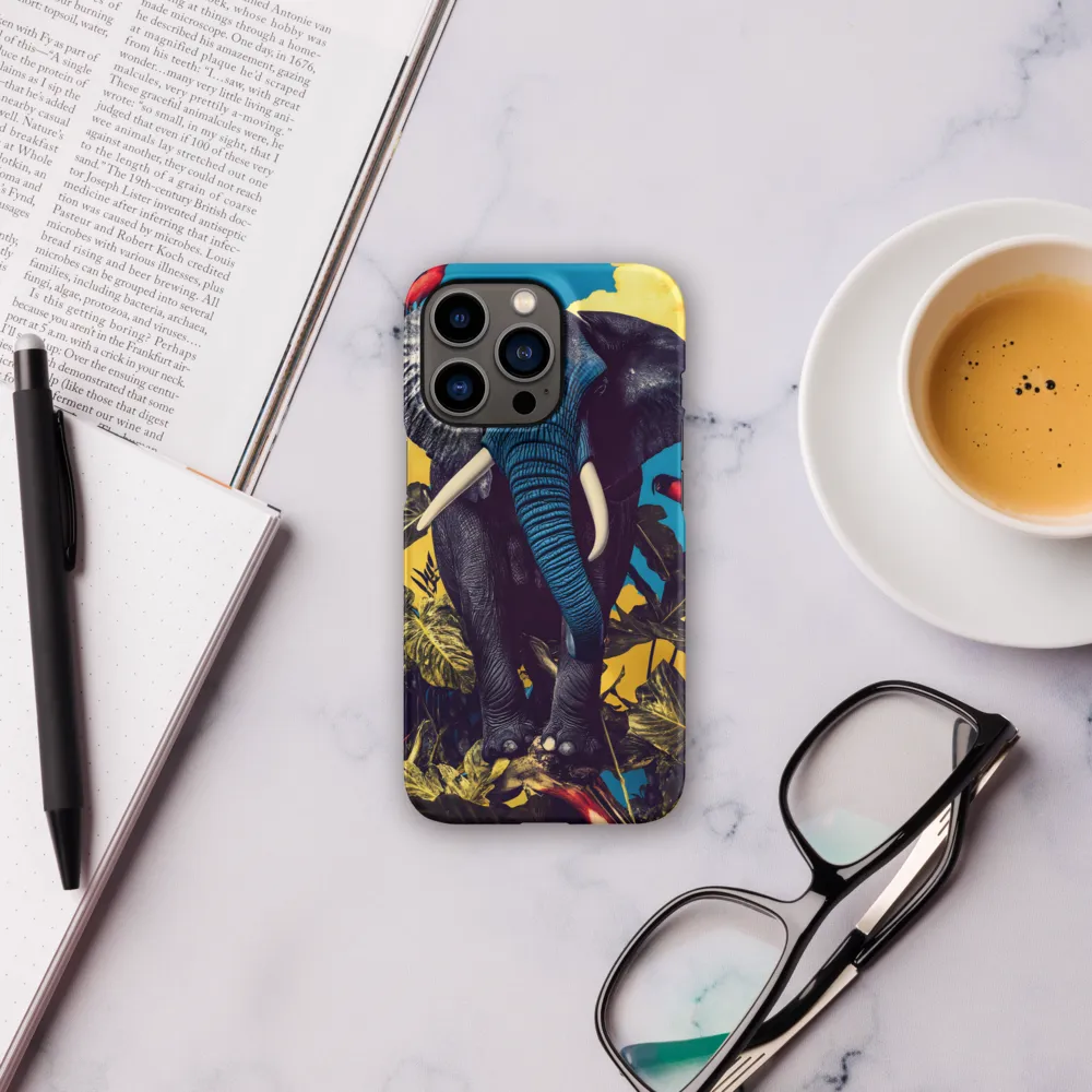 Elephant Dreams in Vibrant Colors | Phone Case |  13 Pro | Snap Case | Matte