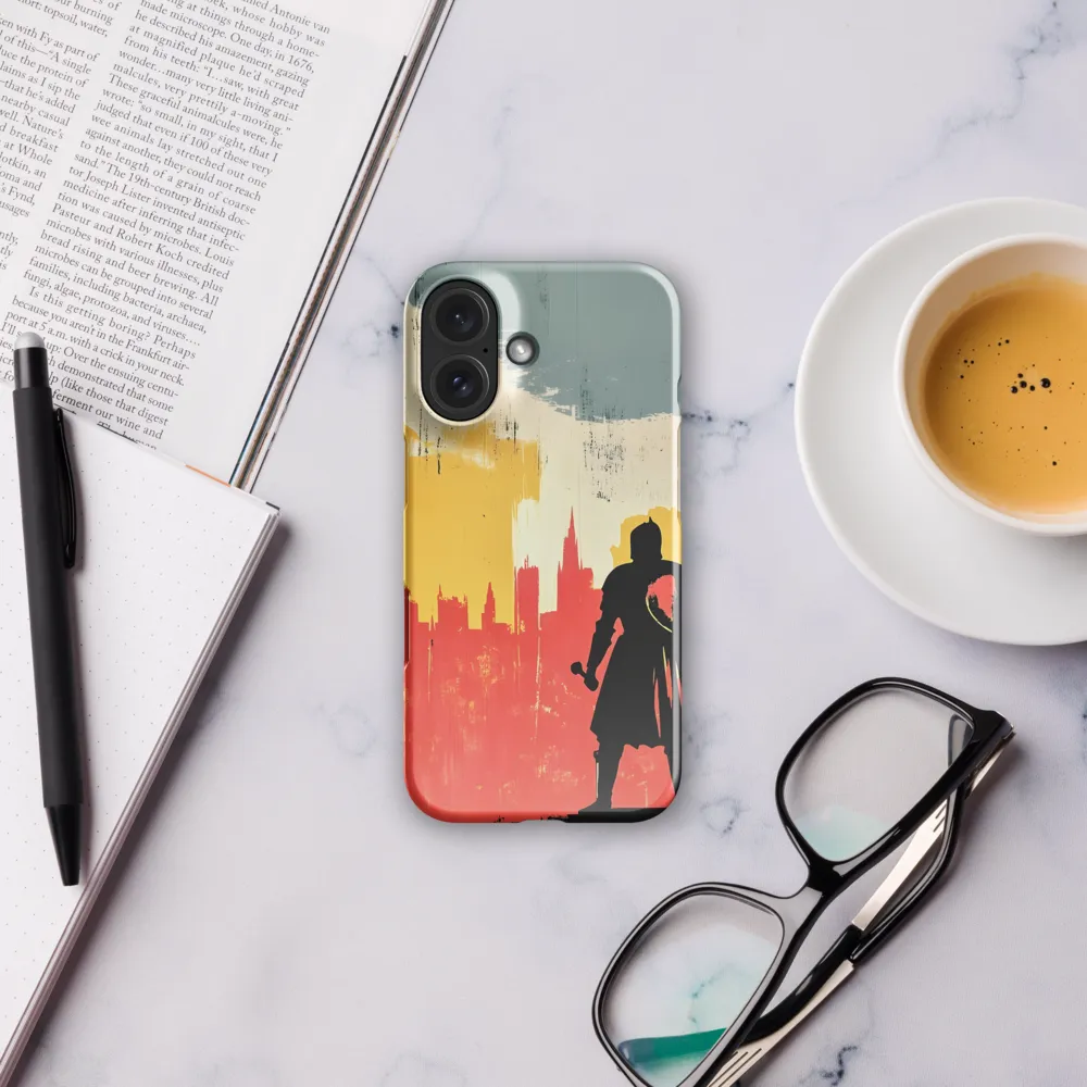 Hero in the Urban Dawn | Phone Case |  16 | Snap Case | Glossy