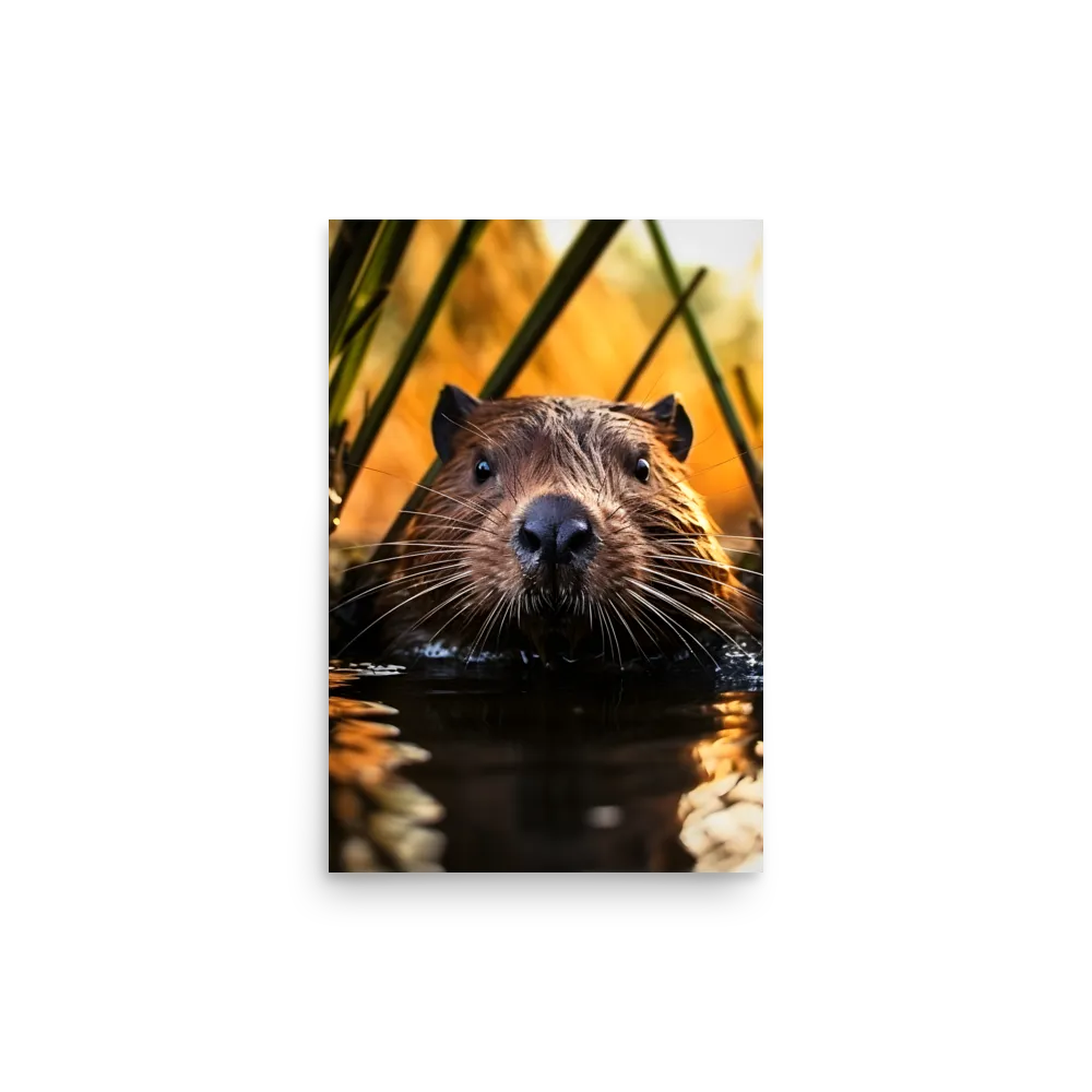 Beaver Serenity: A Natural Portrait | Poster | 12″×18″