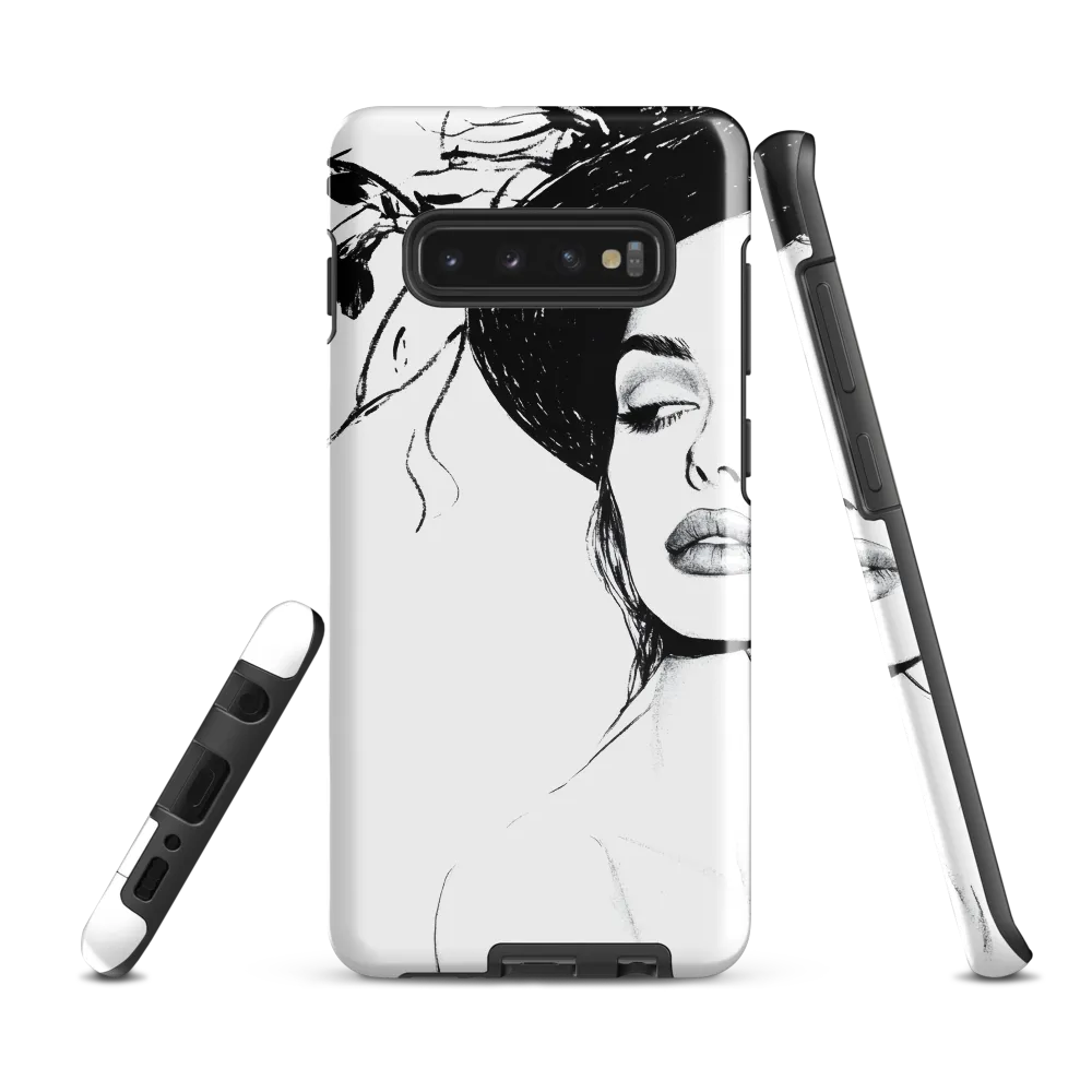 Elegance in Serenity | Phone Case |  S10 Plus | Tough Case | Glossy