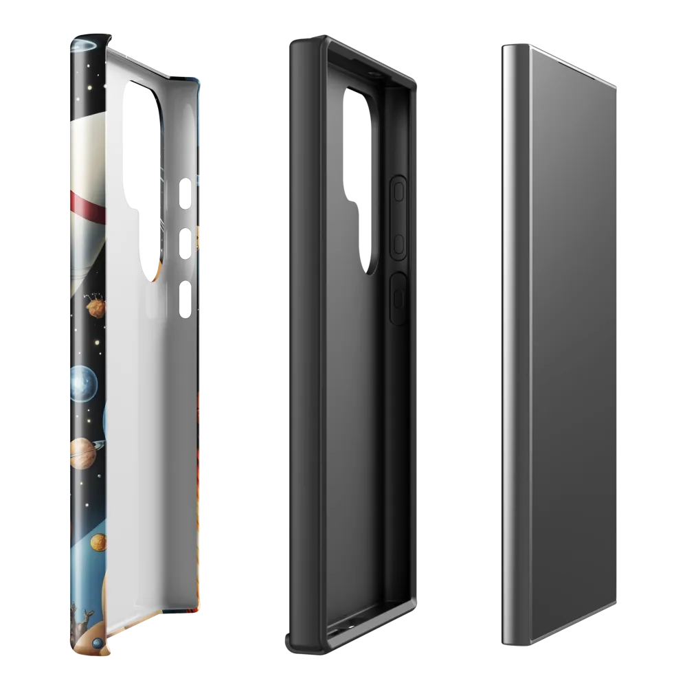 Journey Through the Cosmos | Phone Case |  S24 Ultra | Tough Case | Glossy