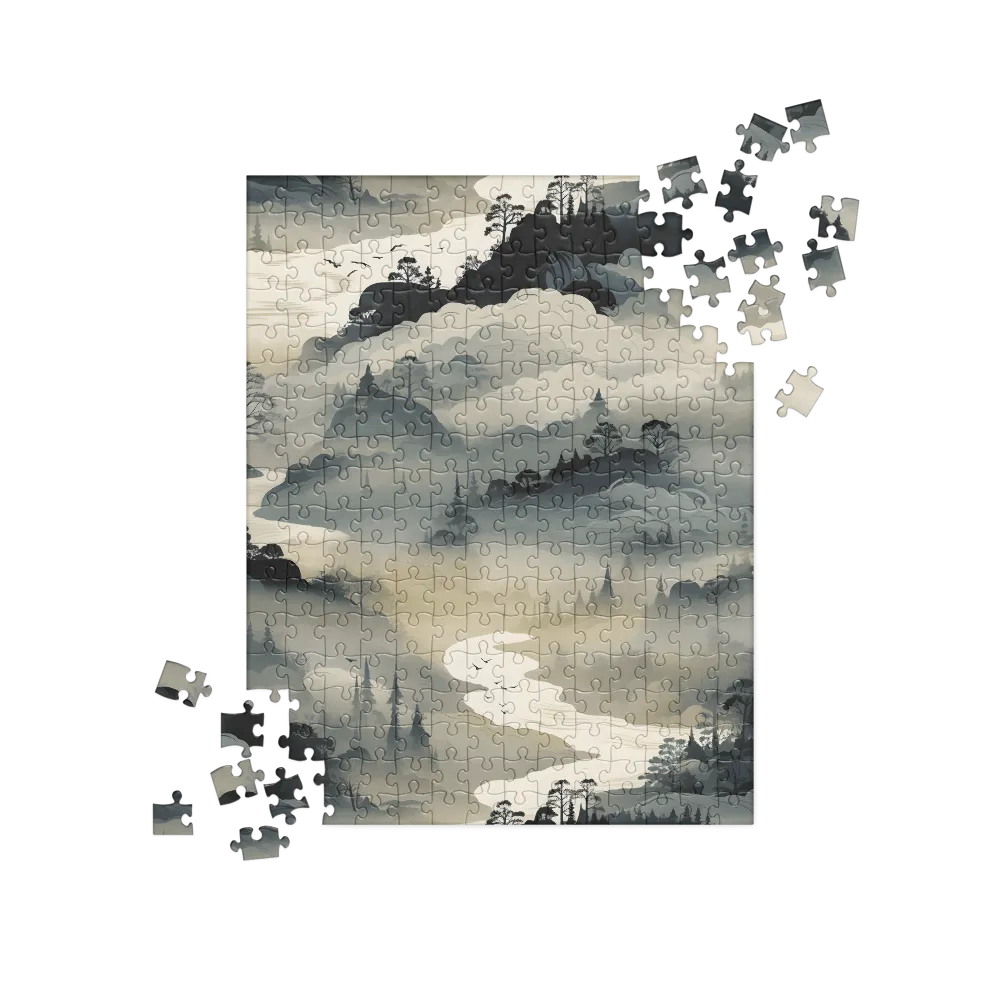 Whispers of the Misty Landscape | Jigsaw Puzzle | 252/520 pieces