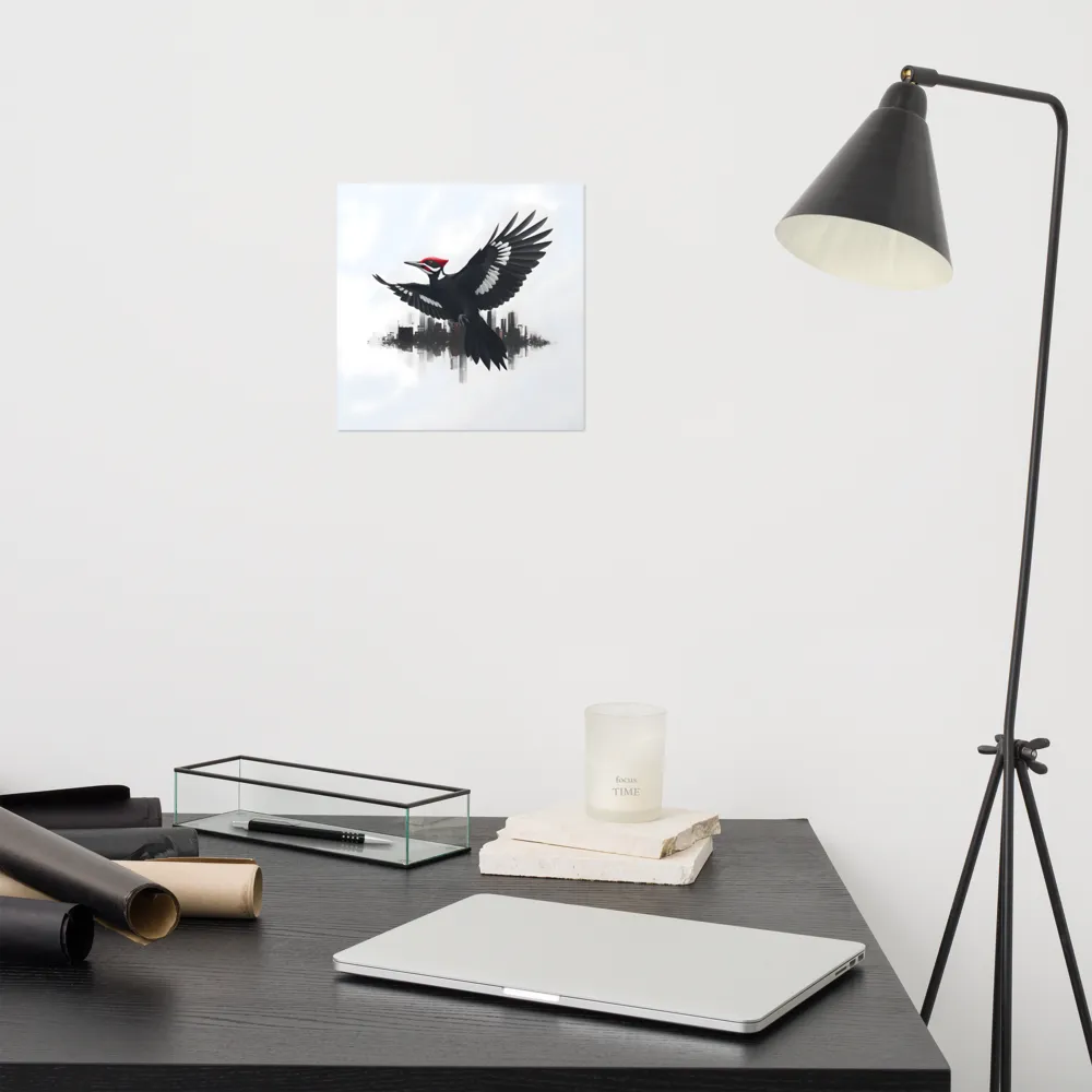 Urban Woodpecker 
 Poster | 10″x 10″