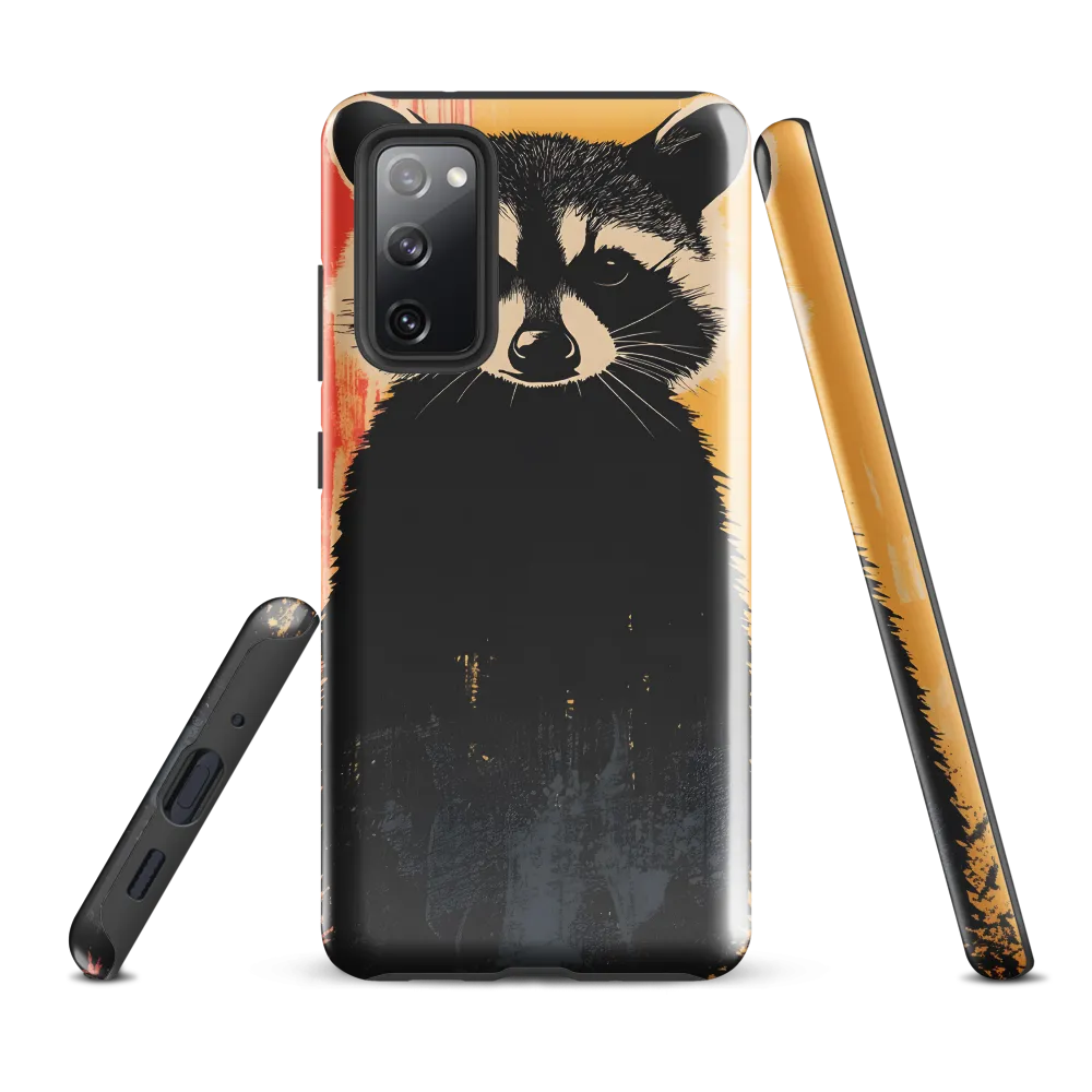 Whimsical Raccoon Portrait