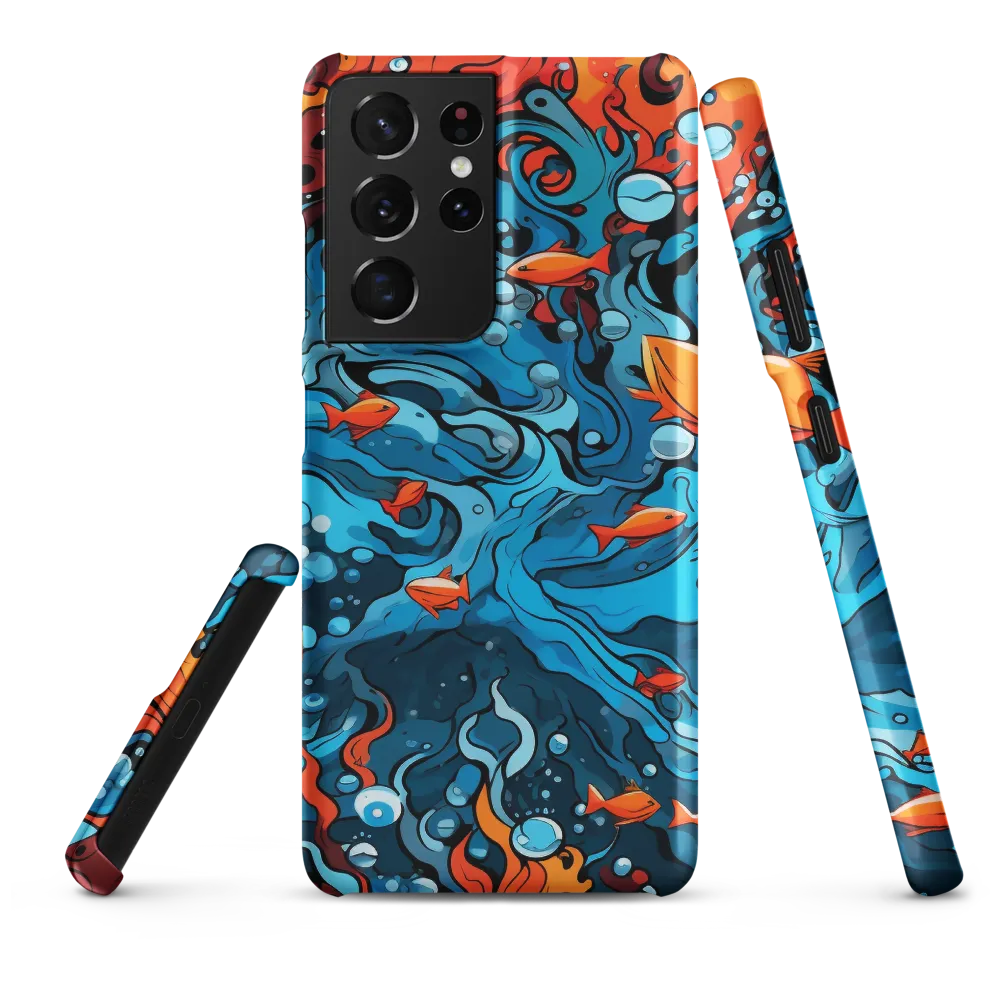Fluid Harmony: Ocean and Flames