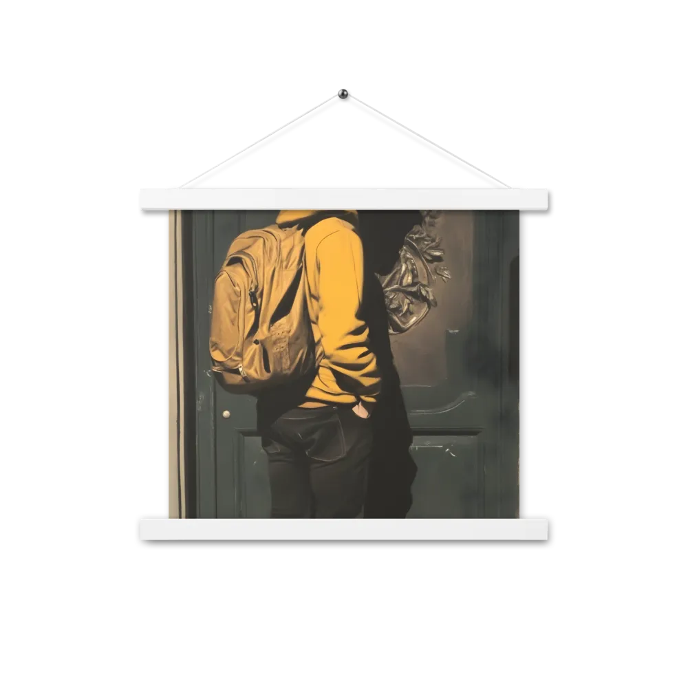 Silent Reflection | Poster With White Wood Hanger | 14″×14″