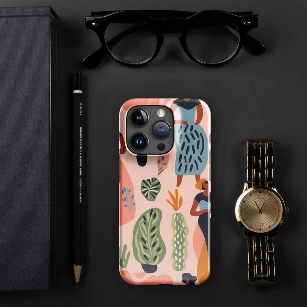 Harmony of Nature and Femininity | Phone Case |  15 Pro | Snap Case | Glossy