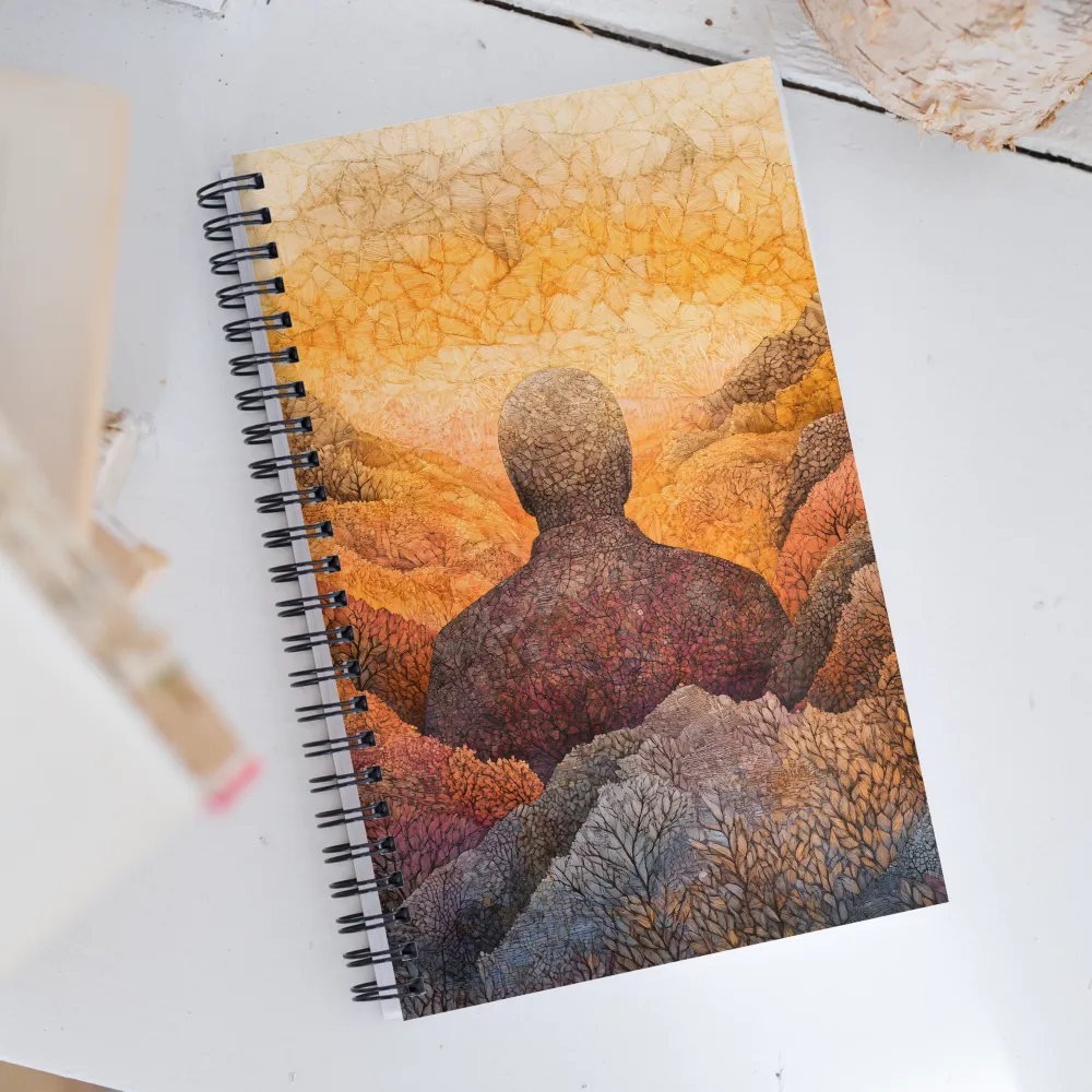 Reflections of Solitude | Spiral Notebook