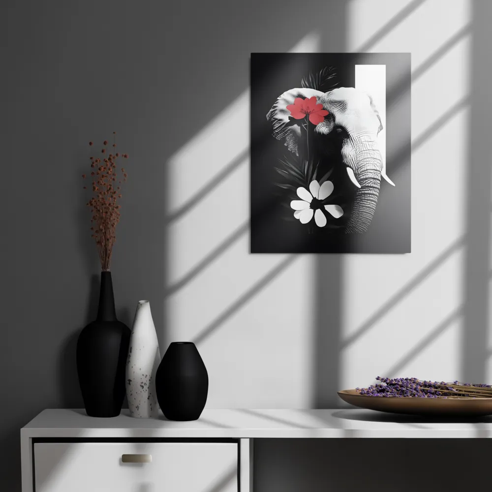 Elephant Harmony | Metal Print | 16″×20″