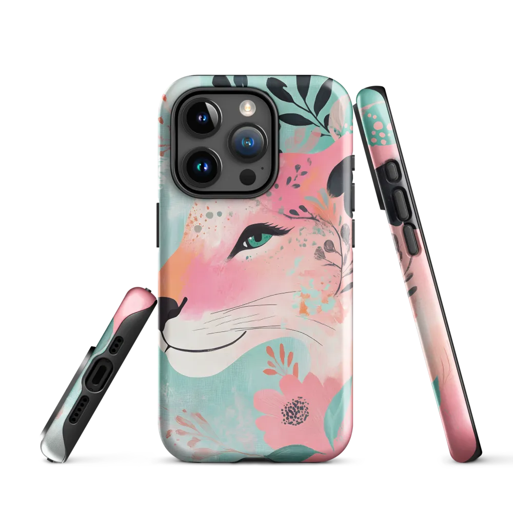 Whimsical Majesty: A Floral Lion