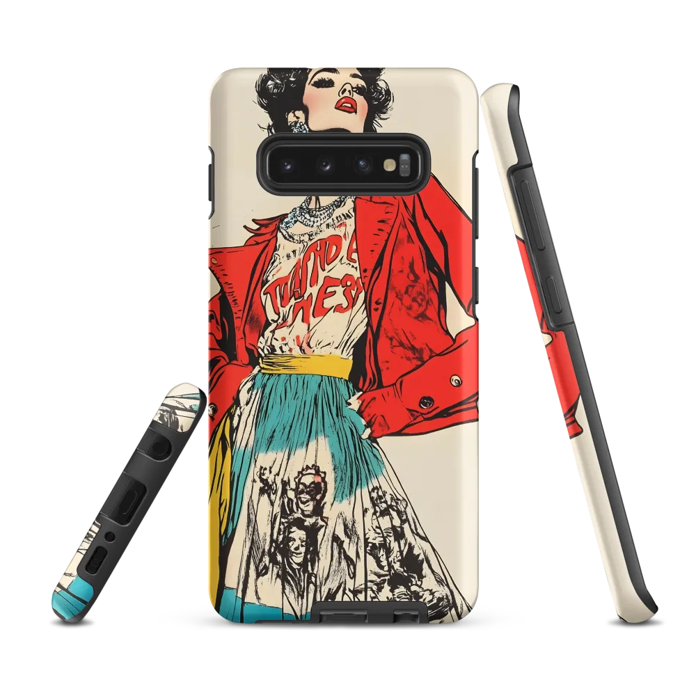 Vibrant Elegance: A Pop Art Fashion Statement