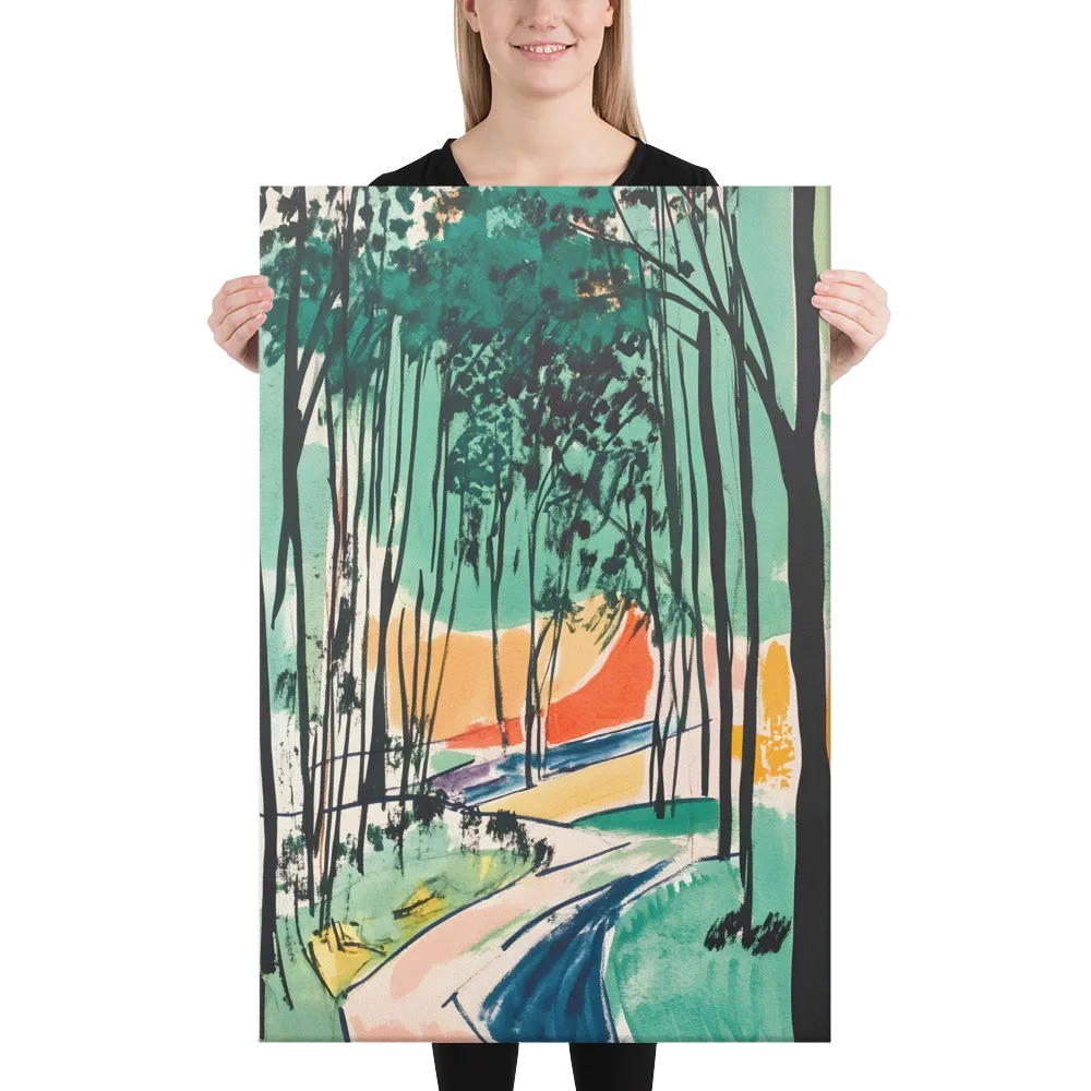 Winding Path Through the Forest | Canvas | 24″×36″