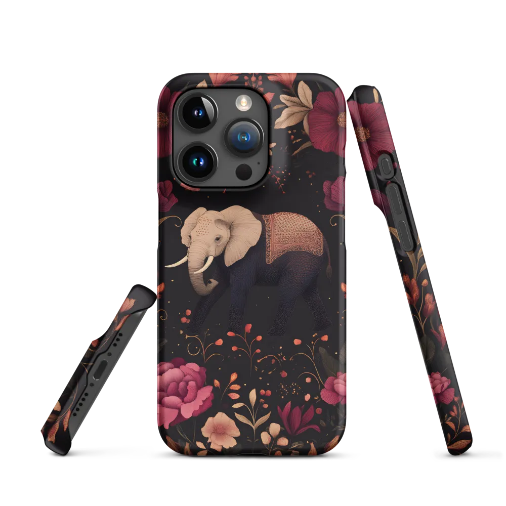 Whispers of the Wild: Elephants and Blooms