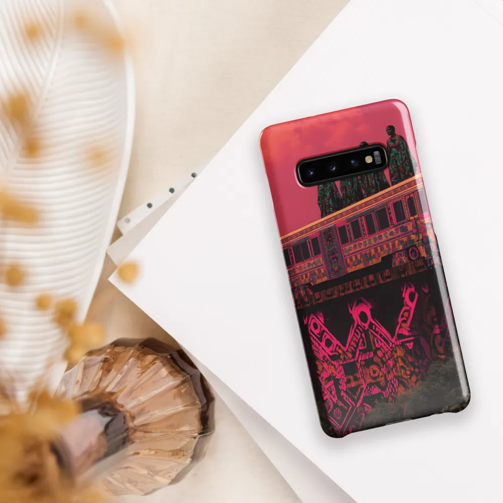 Elevated Dreams: A Surreal Journey | Phone Case |  S10 Plus | Snap Case | Glossy