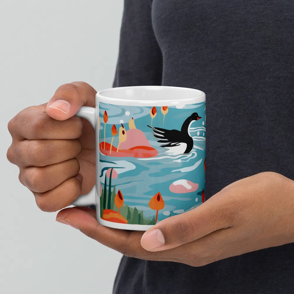 Serenity in Aquatic Harmony | Mugs | Multiple Sizes & Colors