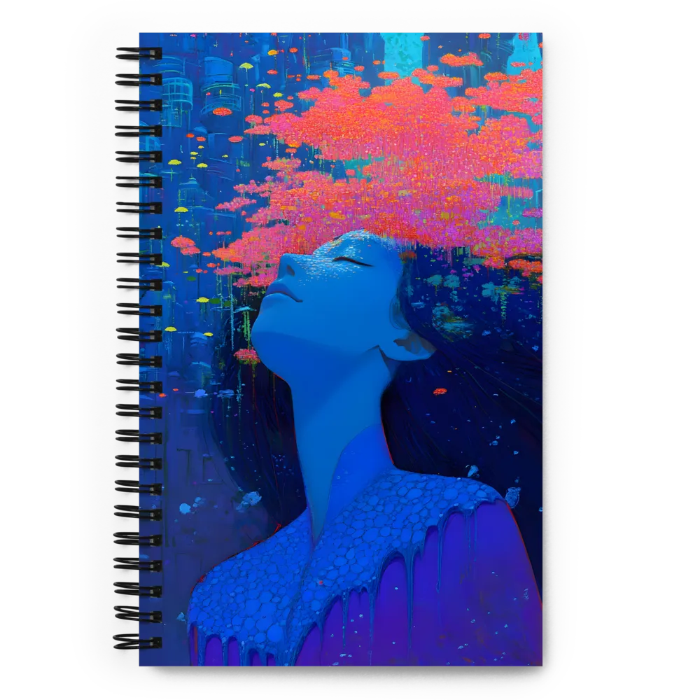 The Ocean of Thoughts | Spiral Notebook