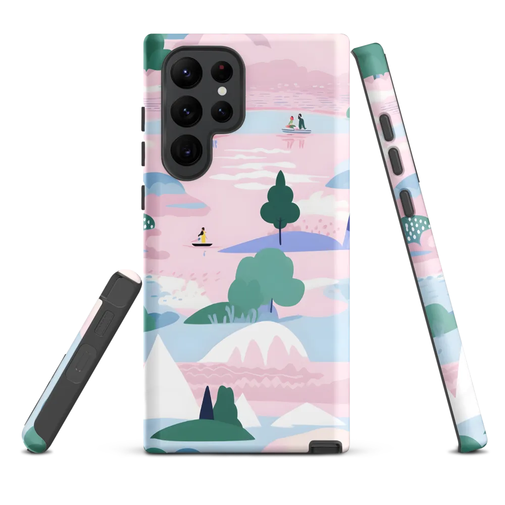 Whimsical Reflections: A Journey Through Landscapes | Phone Case |  S22 Ultra | Tough Case | Matte