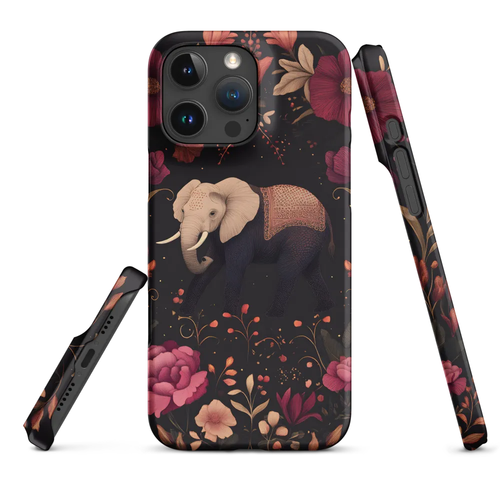 Whispers of the Wild: Elephants and Blooms