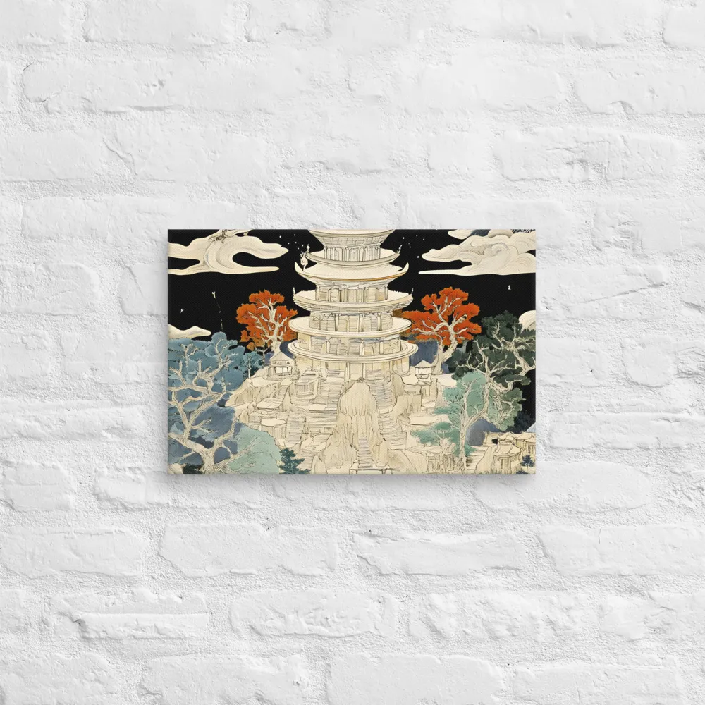 Whispers of the Pagoda | Canvas | 12″×18″