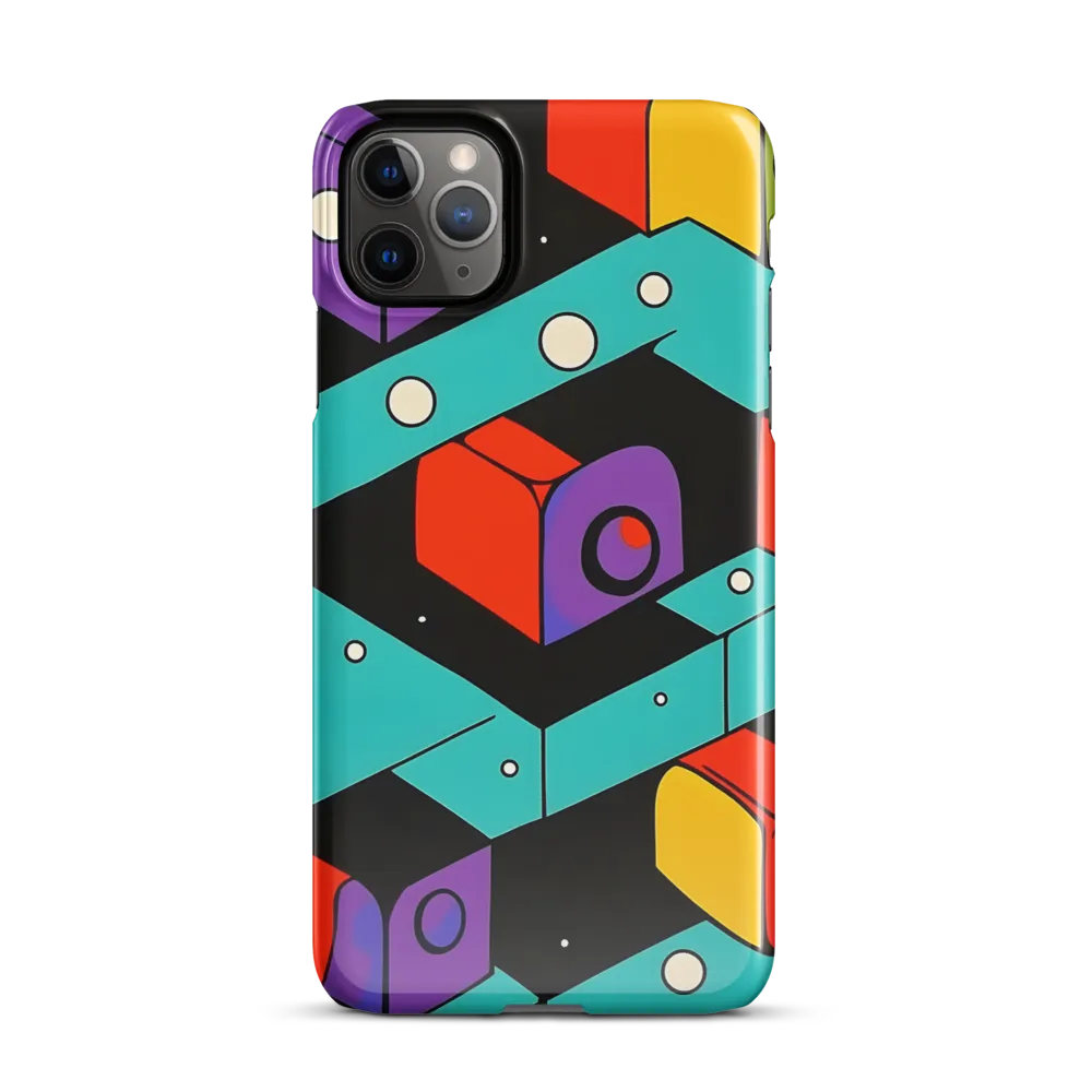 Vibrant Geometric Harmony | Phone Case |  11 Pro Max | Snap Case | Glossy