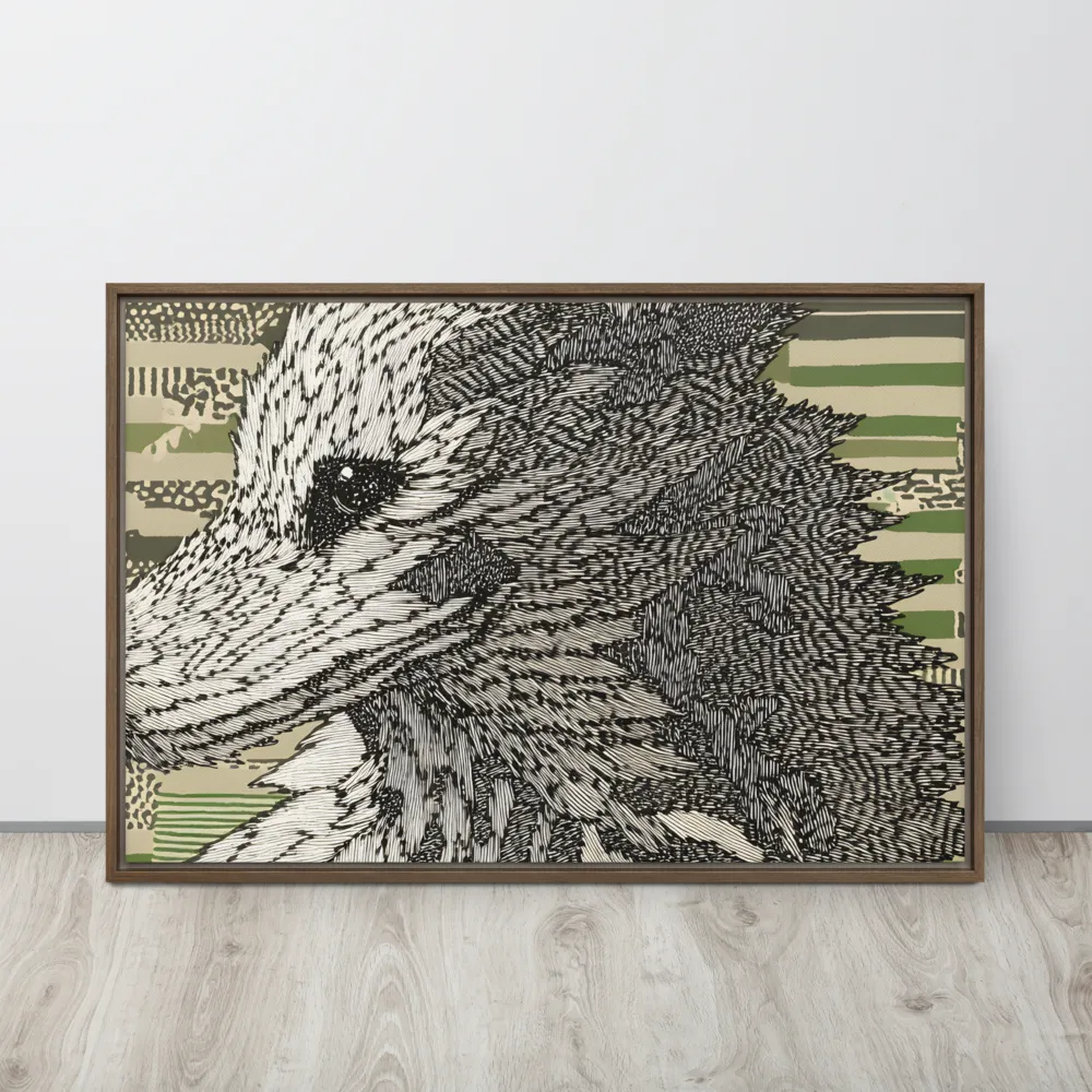 Reflections of the Forest | Canvas with Brown Frame | 24″×36″