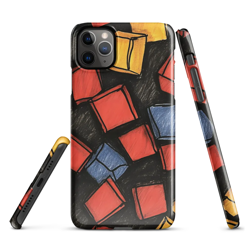 Vibrant Geometry in Motion | Phone Case |  11 Pro Max | Snap Case | Glossy