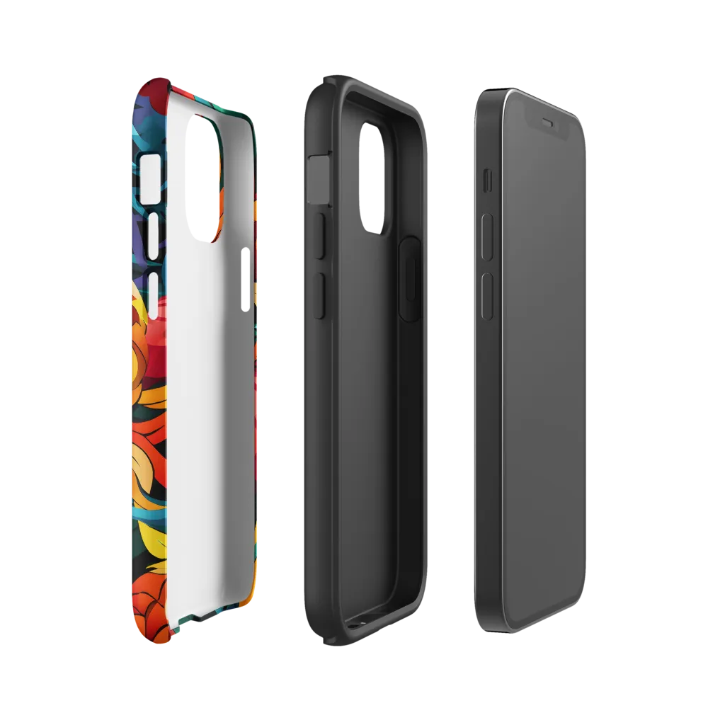 Tropical Harmony | Phone Case |  12 mini | Tough Case | Glossy