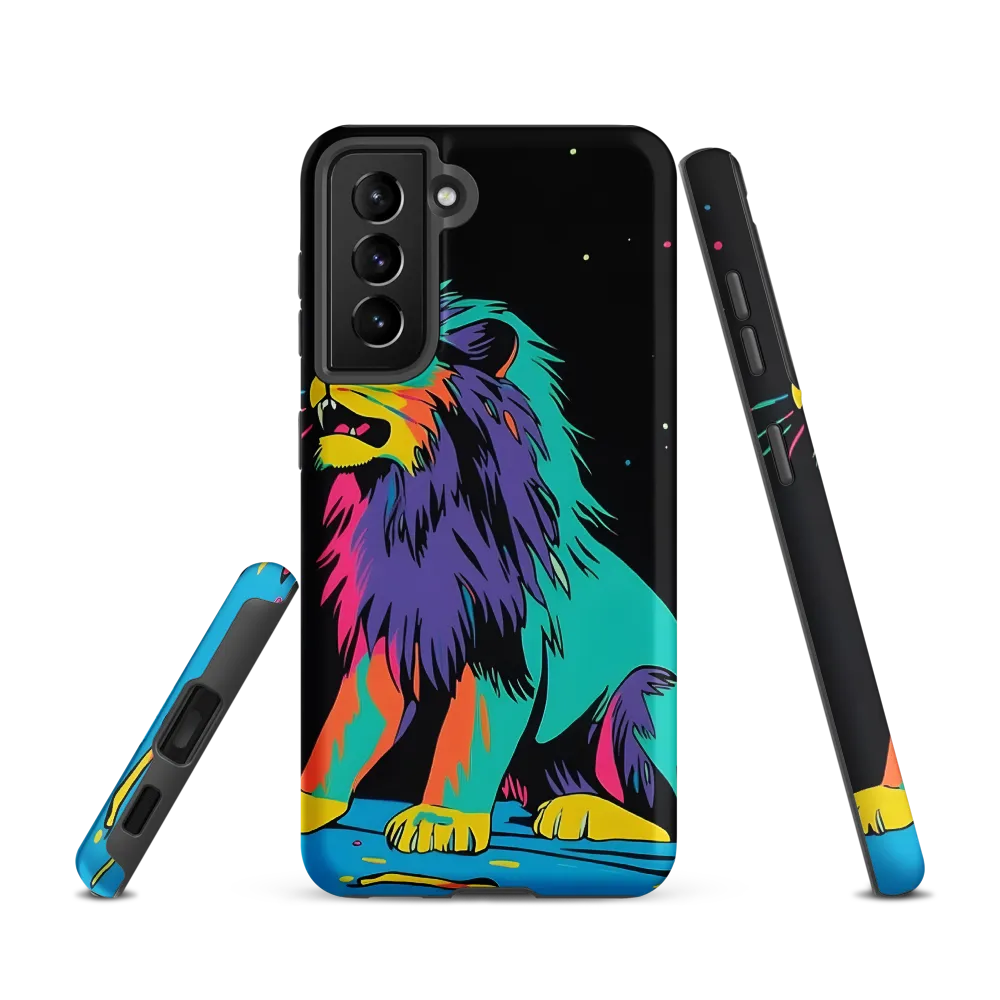 Roaring Colors: The Neon Lion