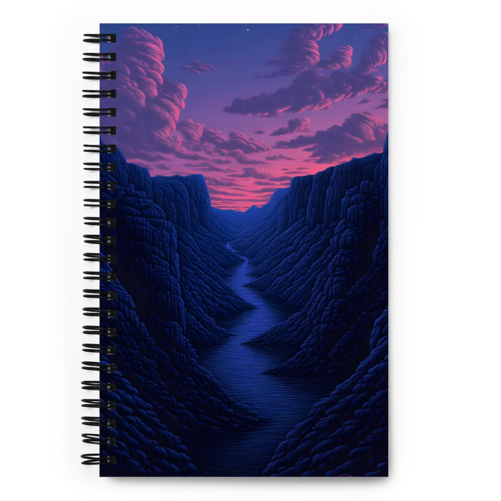 Twilight Canyon | Spiral Notebook