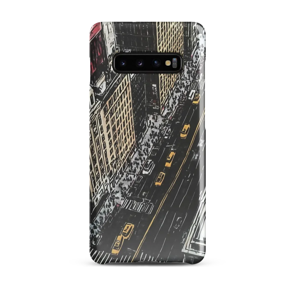 Aerial Symphony: City Pulse | Phone Case |  S10 Plus | Snap Case | Glossy