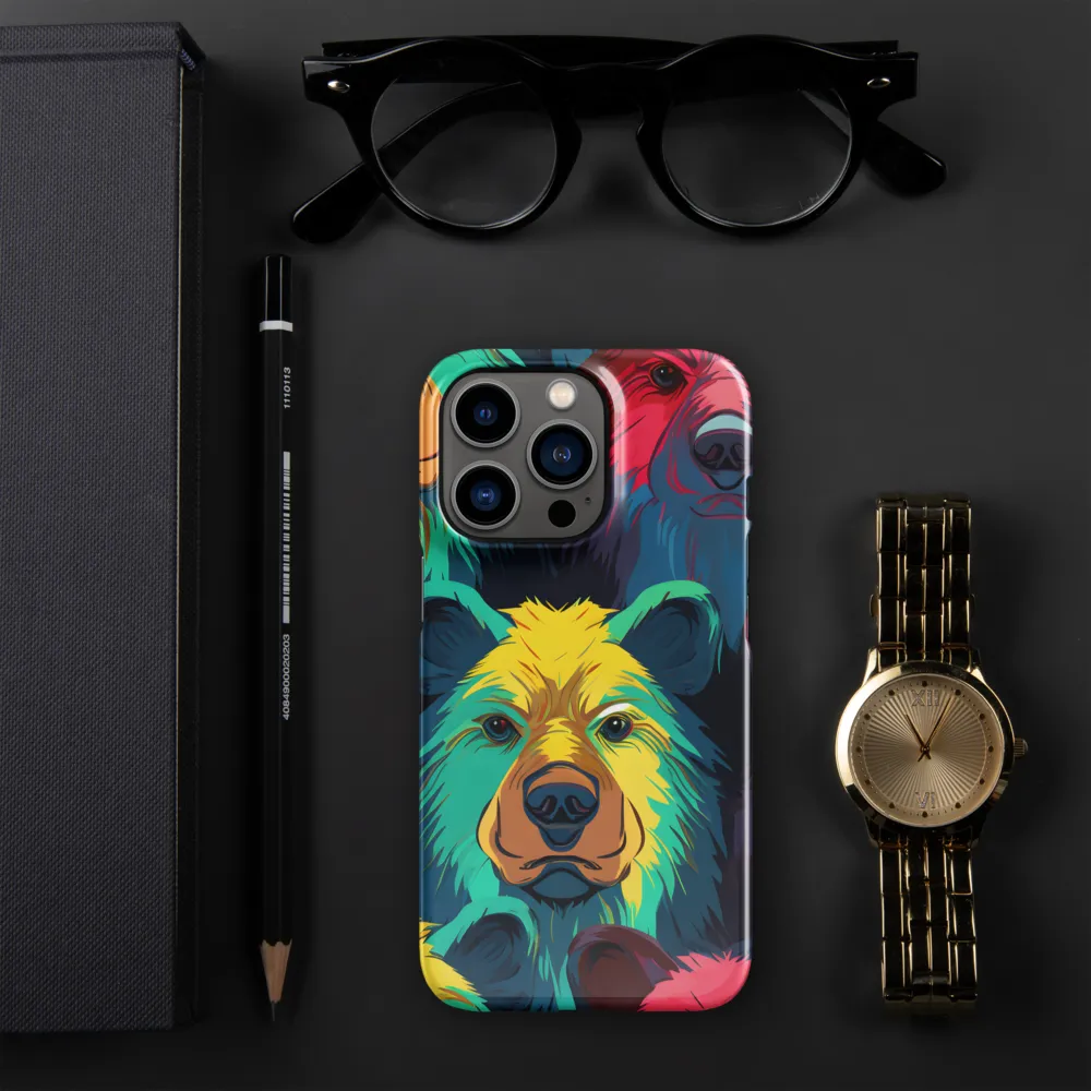 The Colorful Essence of Bears | Phone Case |  13 Pro | Snap Case | Glossy