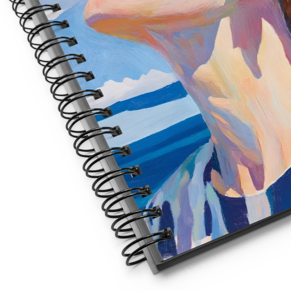 Blossom of Serenity | Spiral Notebook