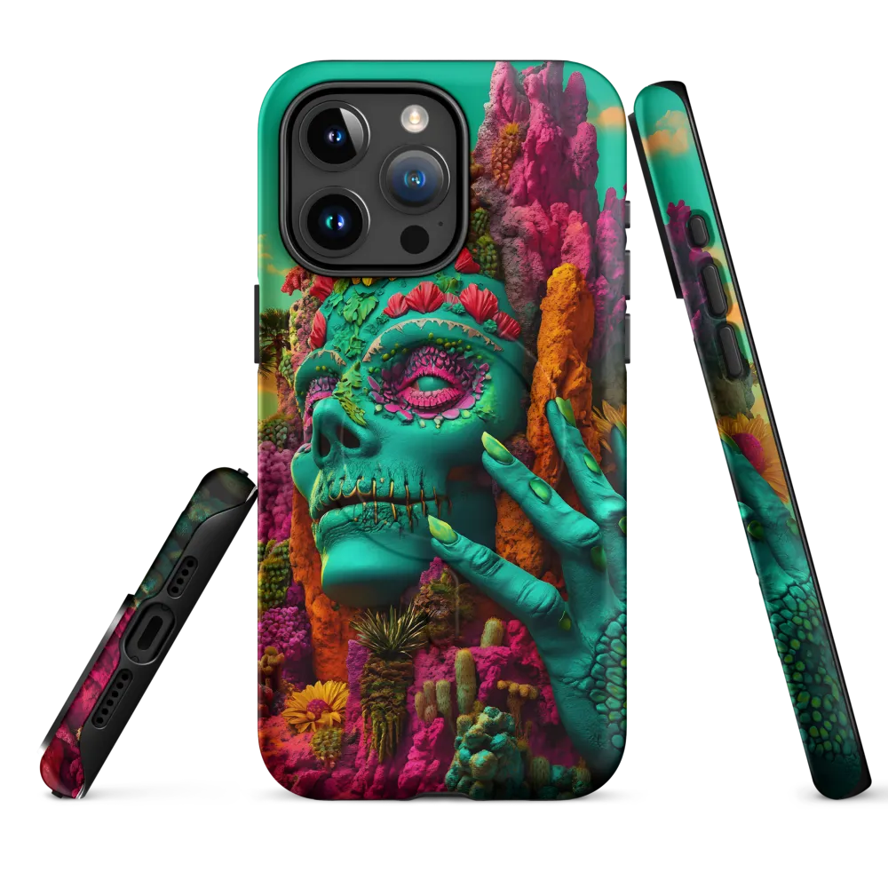 Ethereal Skull Garden | Phone Case |  15 Pro Max | MagSafe® Tough Case | Matte