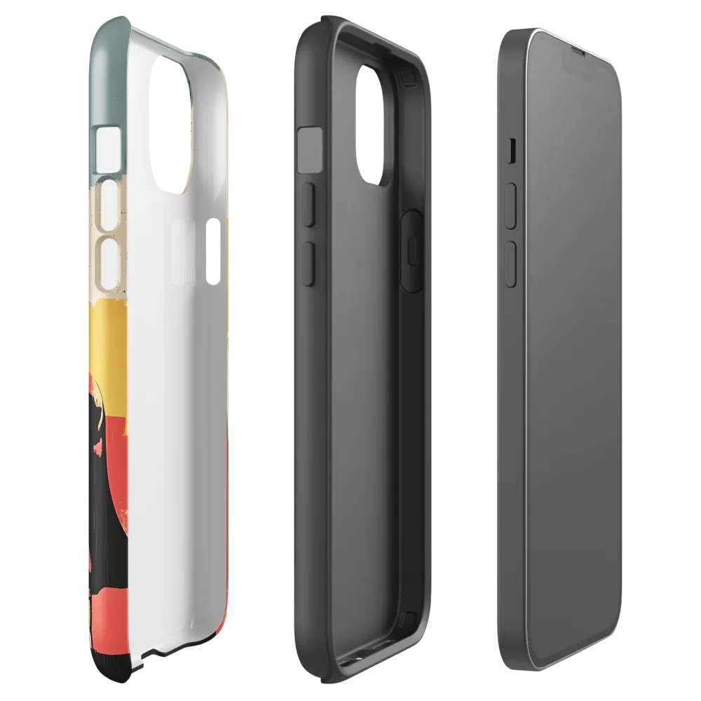 Hero in the Urban Dawn | Phone Case |  14 Plus | Tough Case | Glossy