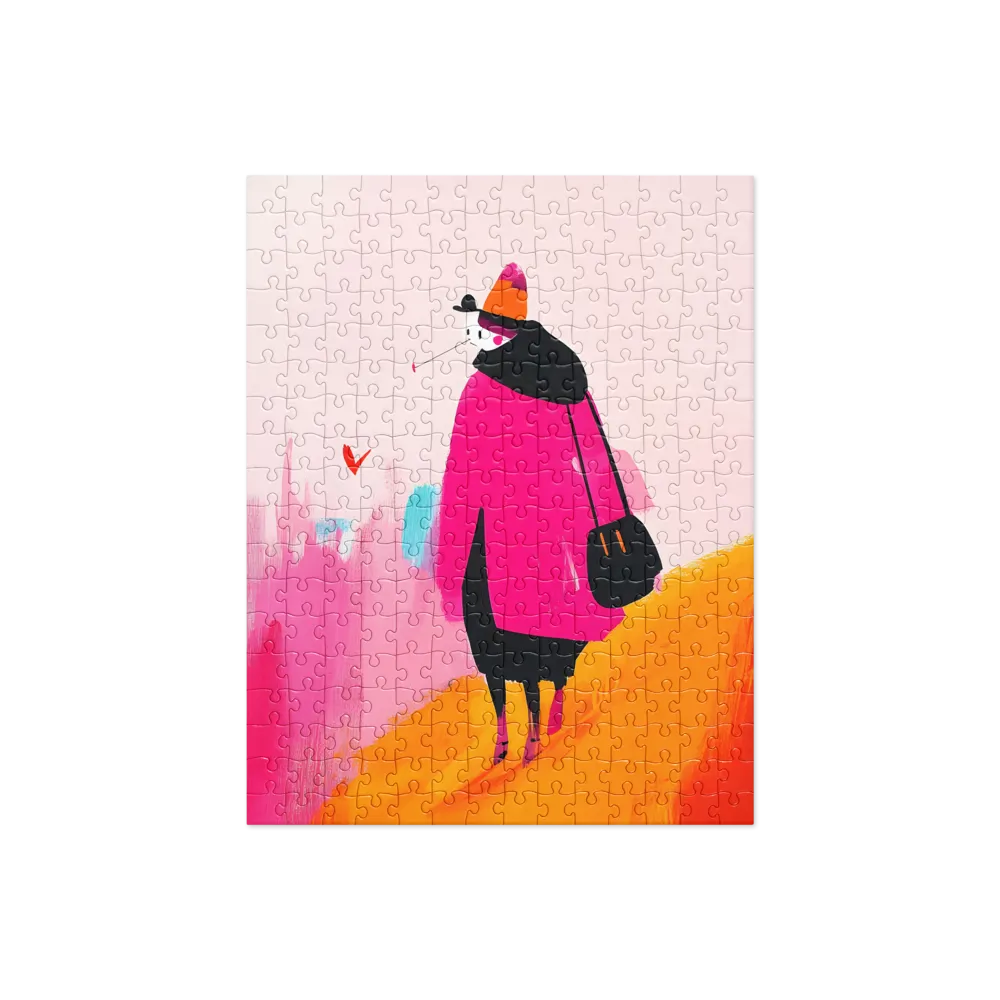 Wanderer in Pink | Jigsaw Puzzle | 252 pieces