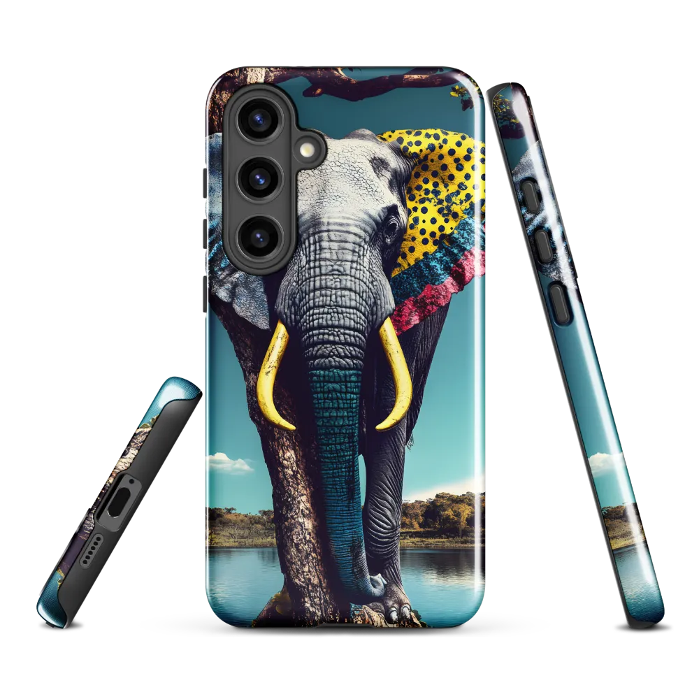 Playful Elegance: The Surreal Elephant