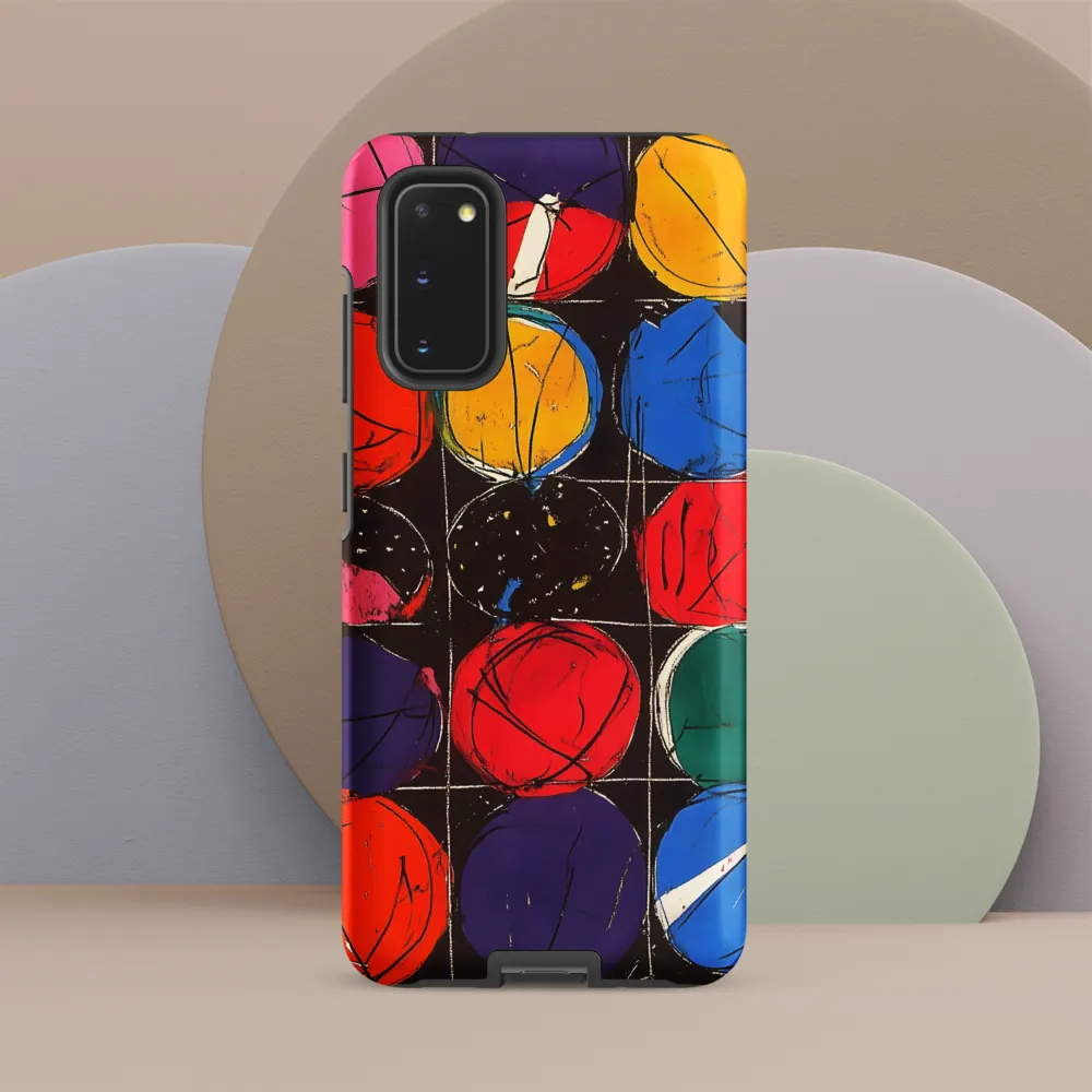 Colorful Circles in Abstract Harmony