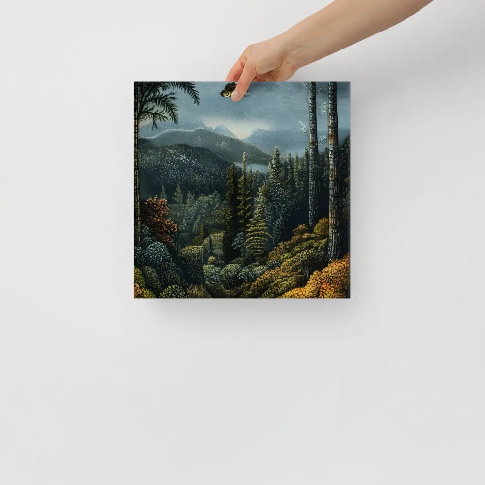 Whispers of the Enchanted Forest | Canvas | 12″×12″