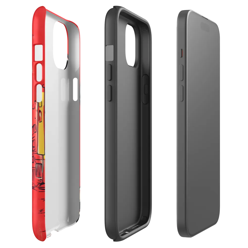 Futuristic Visions | Phone Case |  15 Plus | Tough Case | Matte