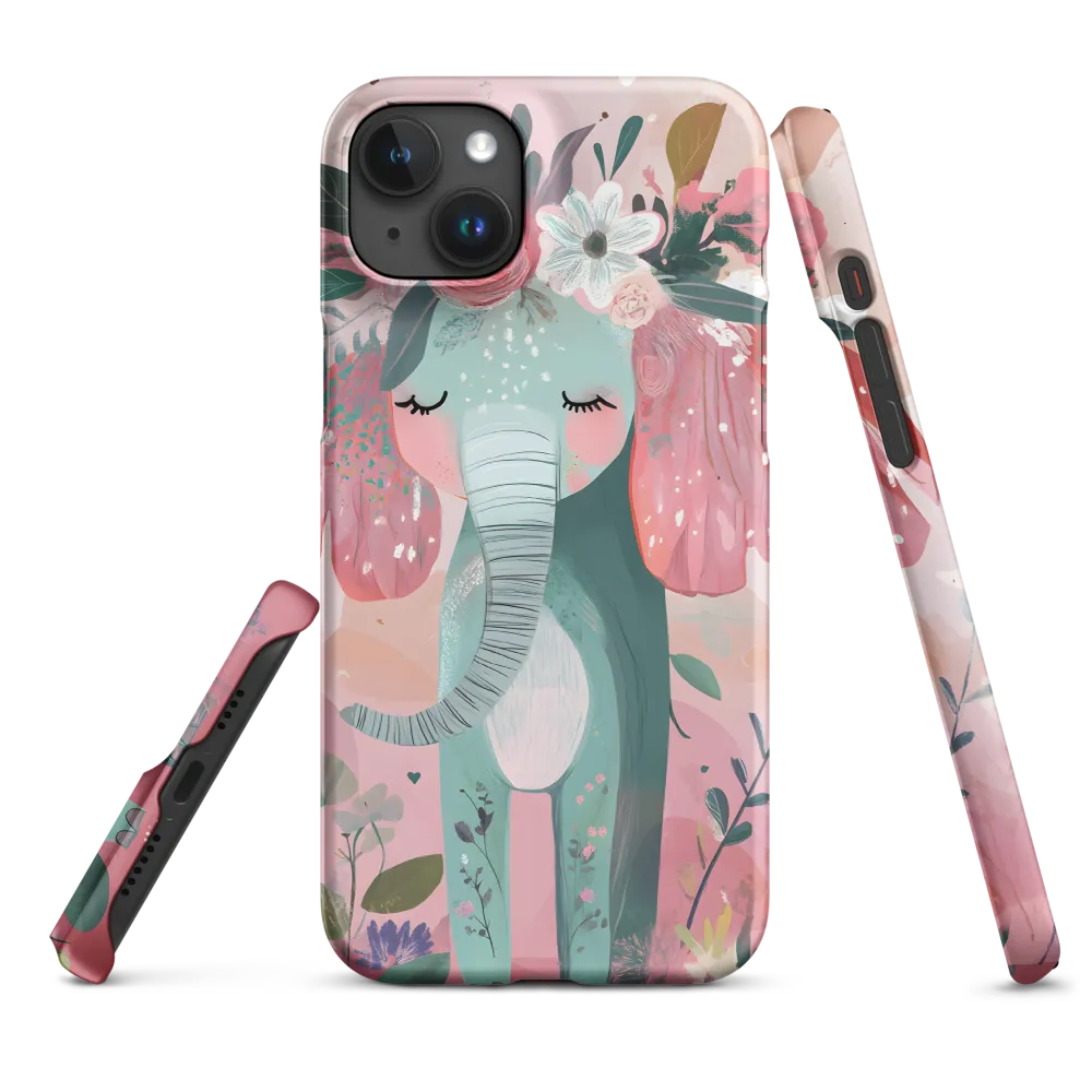 Whimsical Elephant in Bloom