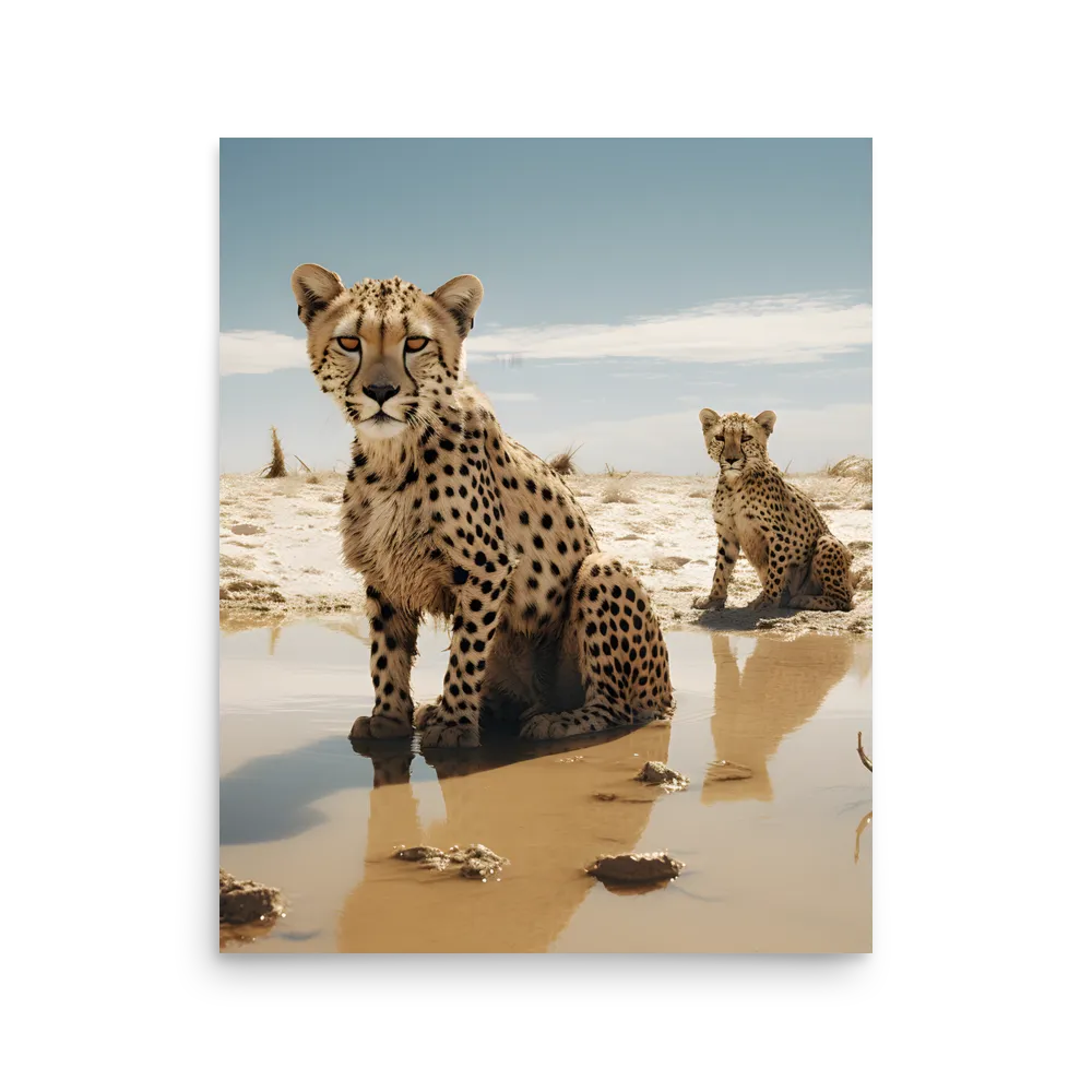 Silent Watchers of the Savanna | Poster | 16″×20″