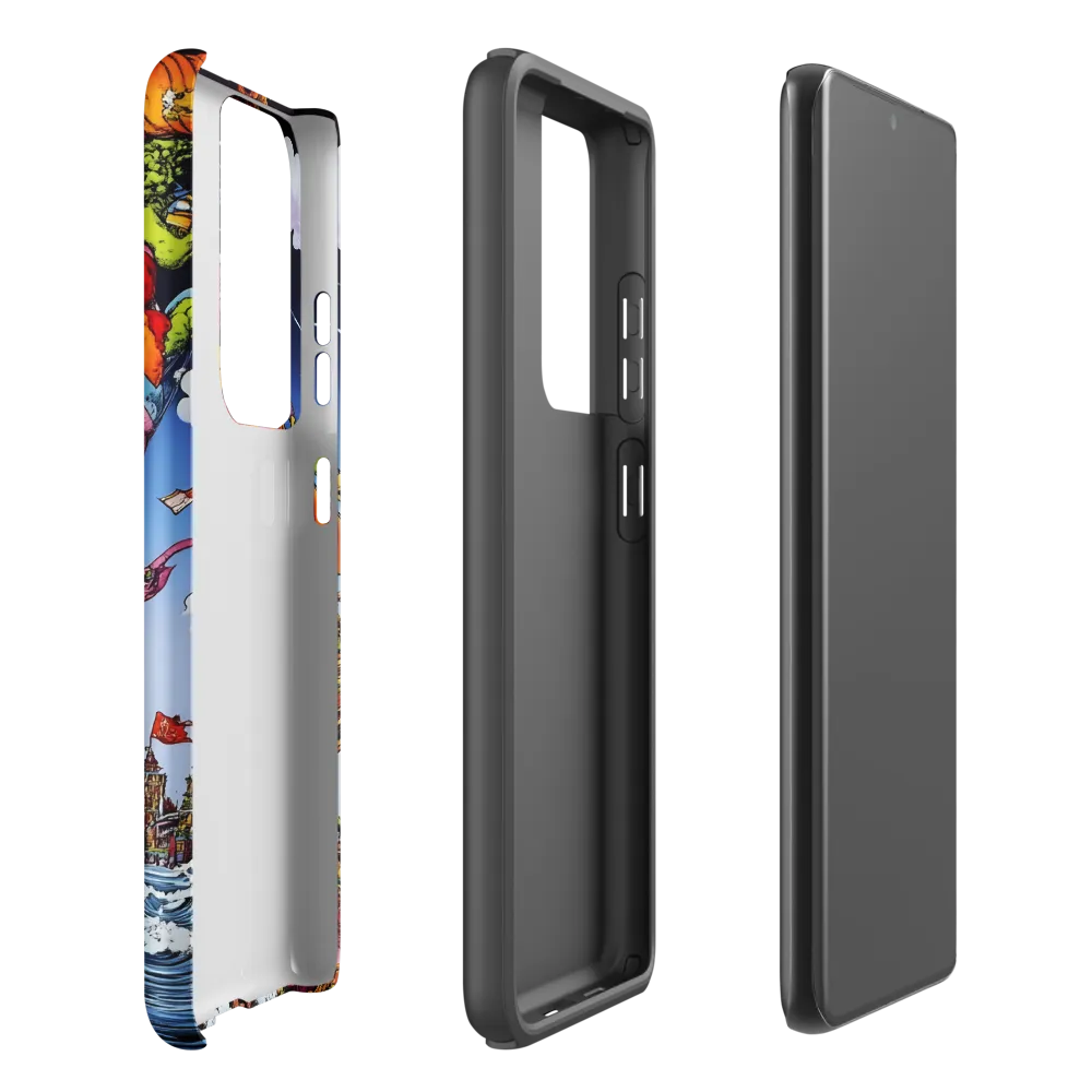 Voyage of Whimsy: A Surreal Sailor's Dream | Phone Case |  S21 Ultra | Tough Case | Matte