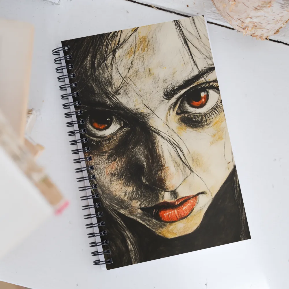 Gaze of Intensity | Spiral Notebook