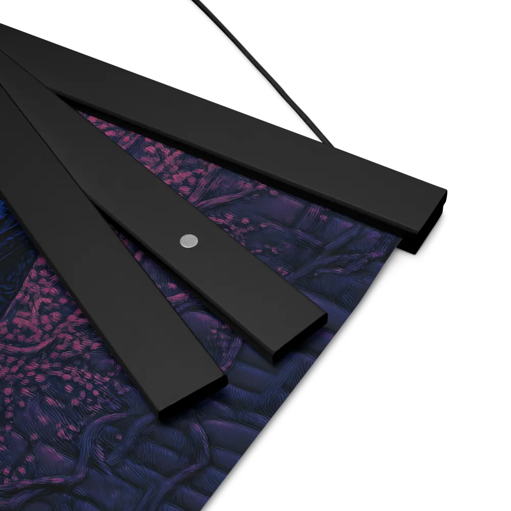 Veil of Enigma | Poster With Black Wood Hanger | 12″×12″