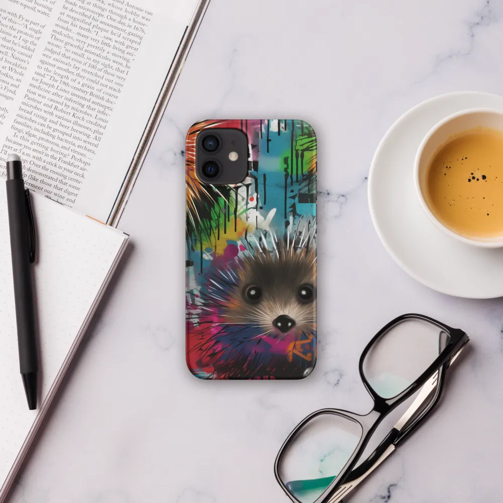 Whimsical Hedgehogs in a Kaleidoscopic Wonderland | Phone Case |  12 | Snap Case | Matte
