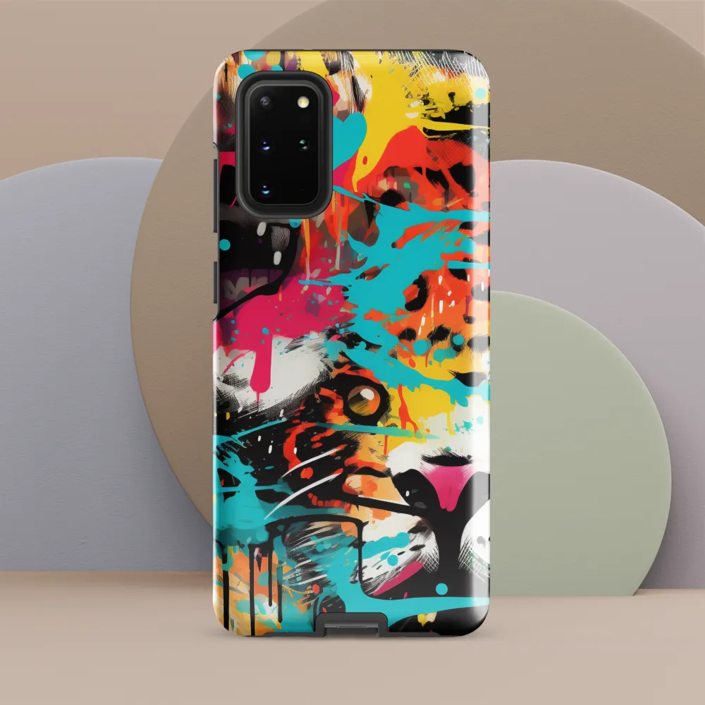 Fierce Fusion: Tiger and Lion in Graffiti