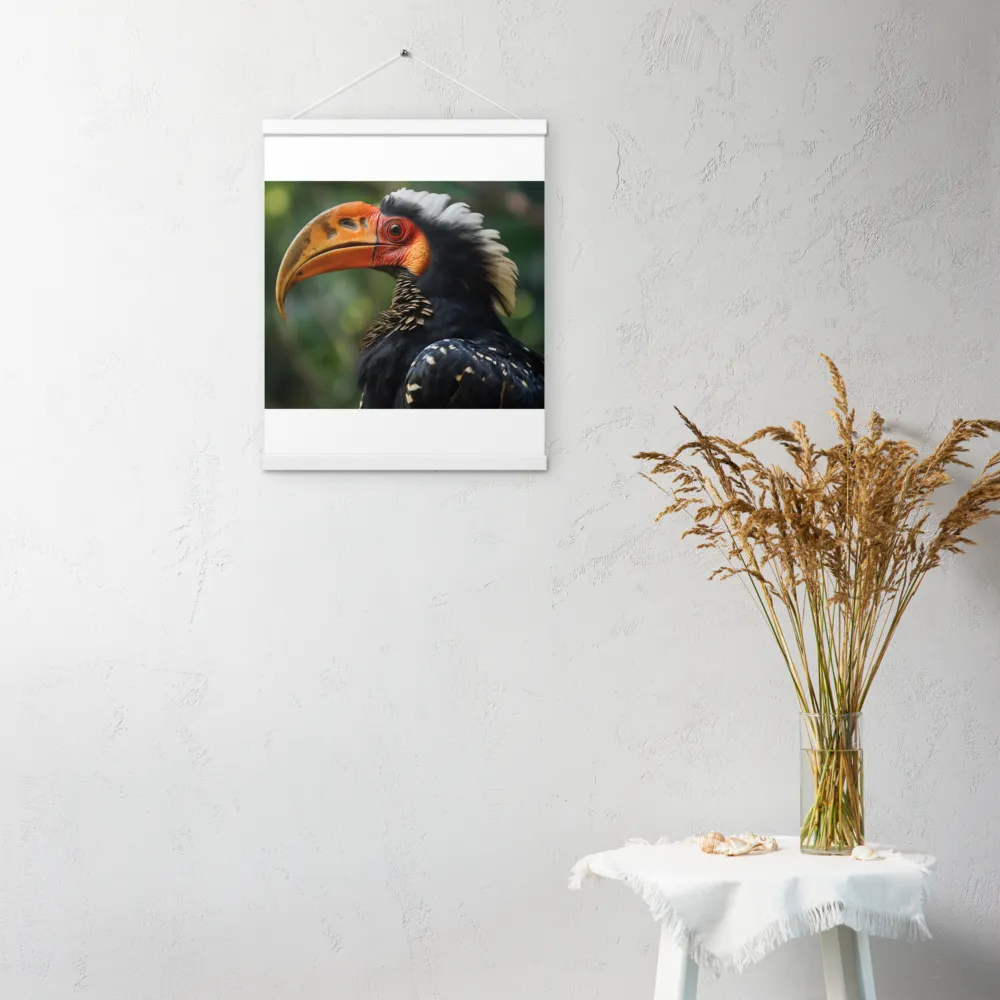 Majesty of the Hornbill | Poster With White Wood Hanger | 16″×20″