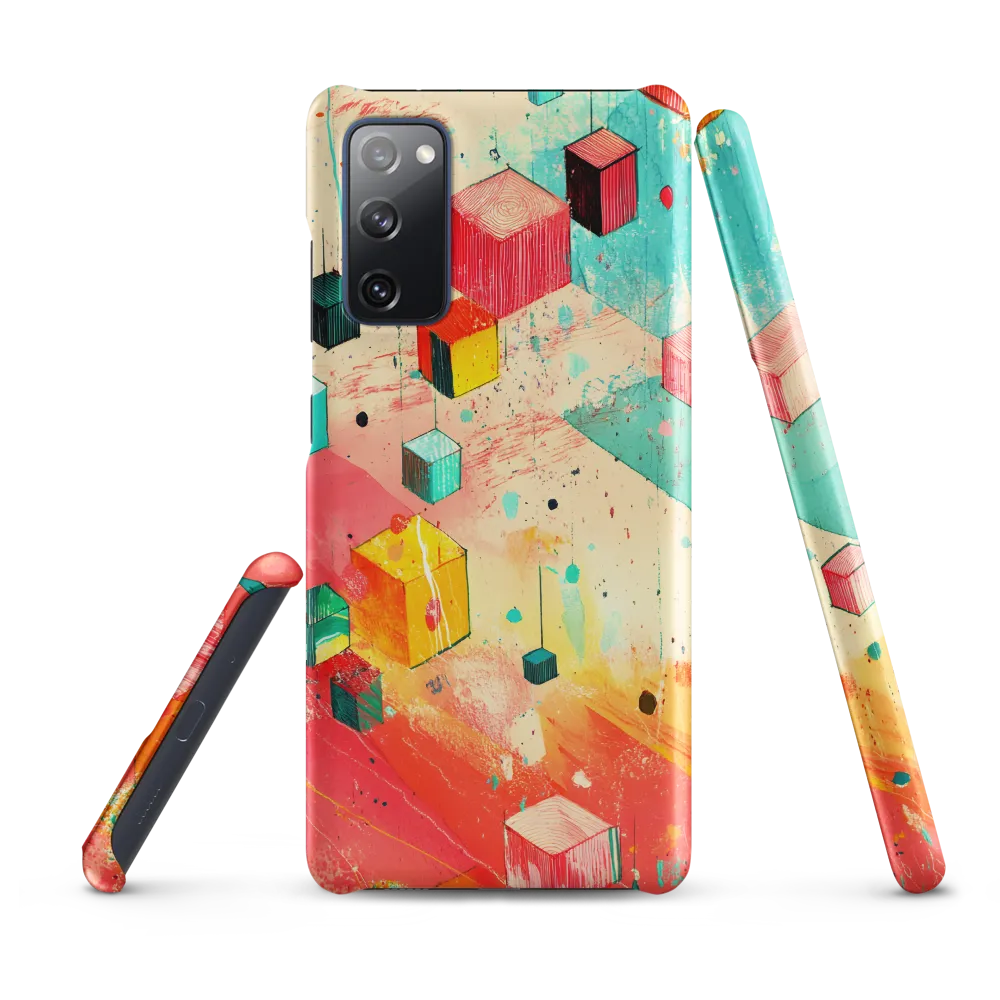 Suspended Cubes in Colorful Abstraction